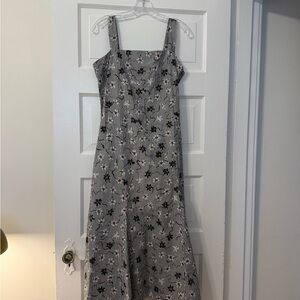 Opening Ceremony Black and White Floral Dress